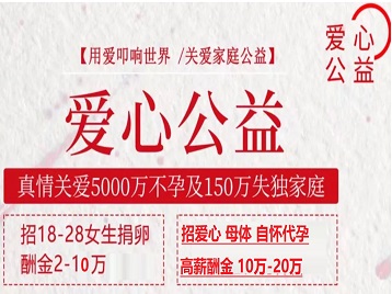 循化捐卵助孕生子 爱心志愿者招募